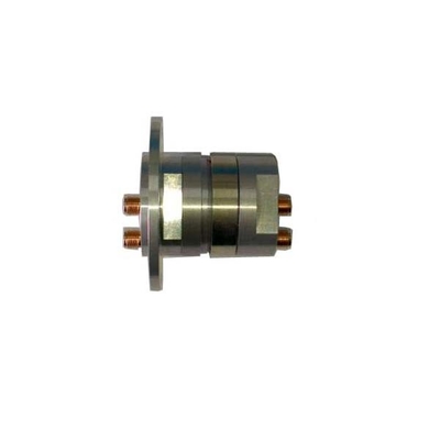 حلقه های لغزنده دو کانال RF Coaxial Rotary Joint IP60 با حلقه های لغزنده سیگنال فشرده سرعت تا 30rpm