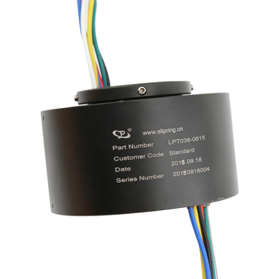 6 مدار 15A از طریق حلقه سوراخ 38.1mm 300rpm