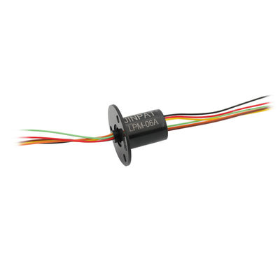 حلقه کپسول مینیاتوری 300RPM مدار 6 مدار 2A IP40، طراحی ساختار یکپارچه